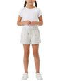 Image for Kids Girl's Printed Short,Light Grey