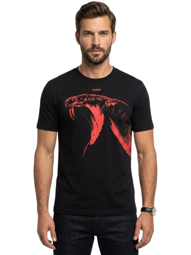 Image for Men's Printed Top,Black