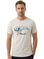 Image for Men's Printed Top,Light Beige