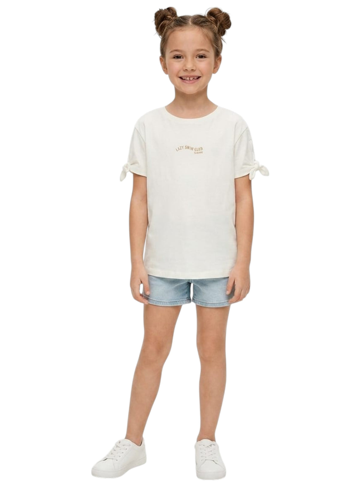 Image for Kids Girl's Printed Top,White