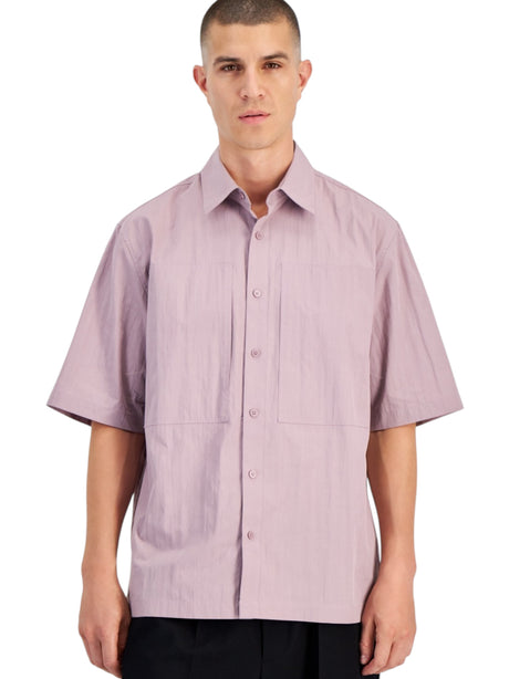 Image for Men's Plain Solid Dress Shirt,Lilac