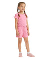 Image for Kids Girl's Plain Solid Jumpsuit,Pink