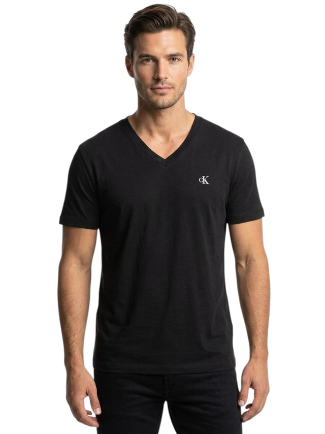 Image for Men's Brand Logo Printed Top,Black