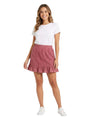 Image for Women's Plain Broderie Anglaise Skirt,Dark Rose