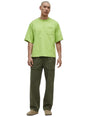 Image for Men's Plain Solid Top,Neon Green
