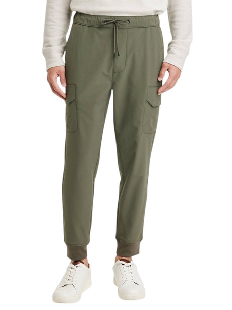 Image for Men's Plain Solid Pant,Olive
