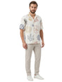 Image for Men's Printed Dress Shirt,Beige