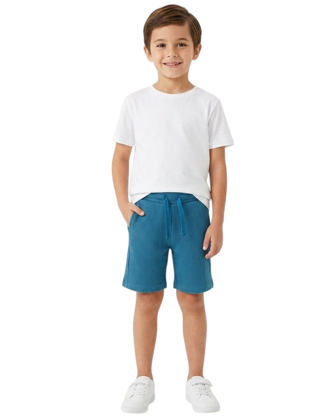 Image for Kids Boy's Textured Short,Light Navy