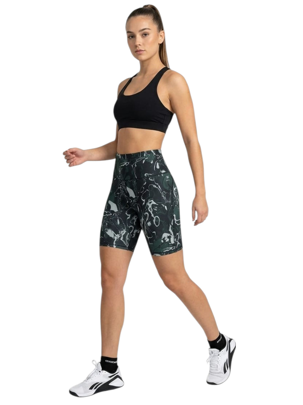 Image for Women's Printed Sport Short,Black