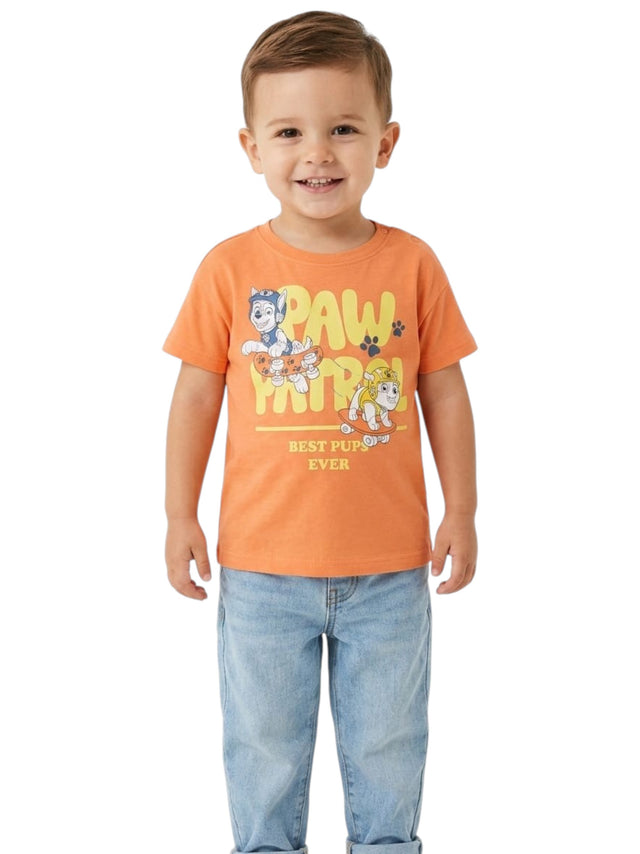Image for Kids Boy's Printed Top,Orange