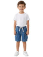 Image for Kids Boy's Plain Jeans Short,Light Navy