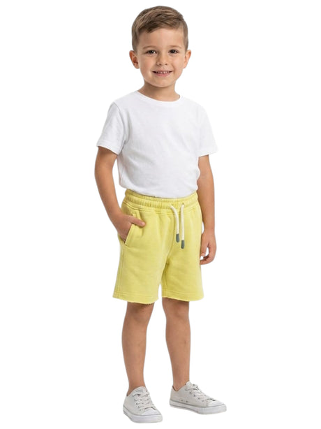 Image for Kids Boy's Plain Short,Yellow