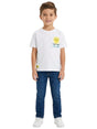 Image for Kids Boy's Back Prited Top,White