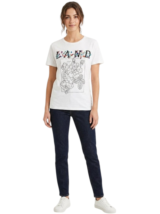 Image for Women's Embroidered Top,White