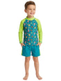 Image for Kids Boy's Printed Swim Top,Light Green