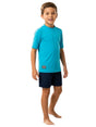 Image for Kids Boy's Plain Solid Swim Top,Blue