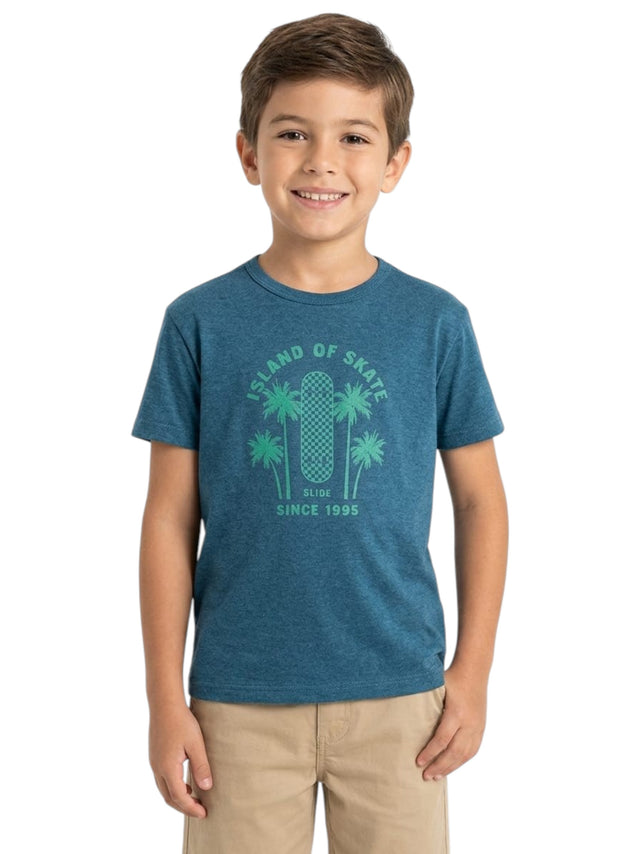 Image for Kids Boy's Printed Top,Light Navy