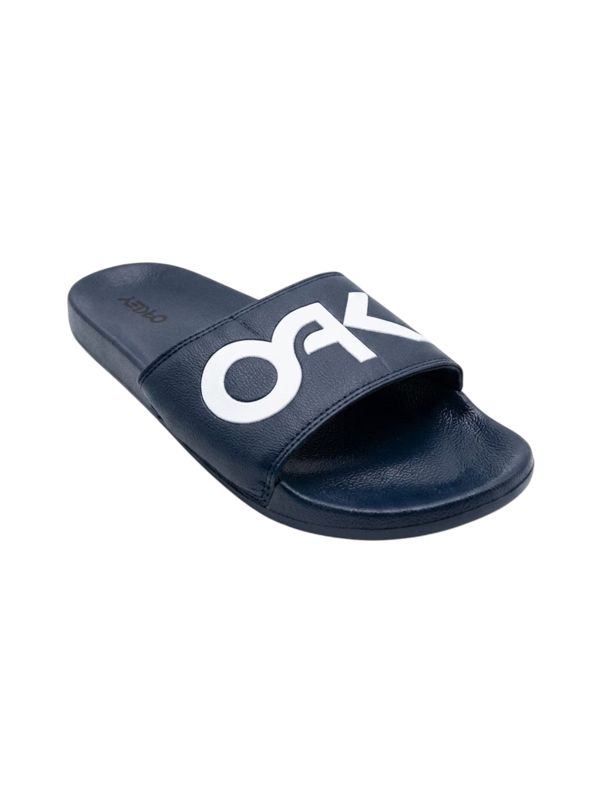 Image for Men's Logo Patched Slipper,Navy