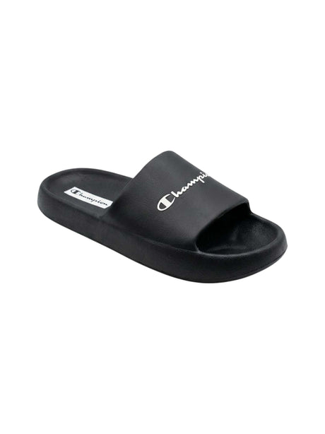 Image for Women's Logo Patched Slipper,Black