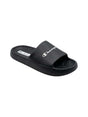 Image for Women's Logo Patched Slipper,Black