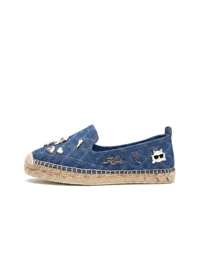Image for Women's Textured Shoes With Charms,Blue