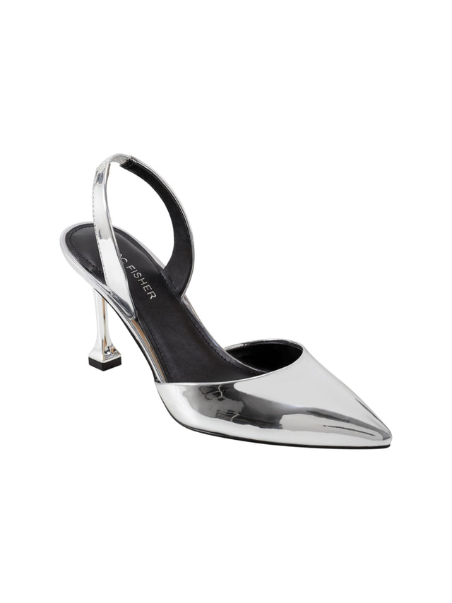 Image for Women's Glowey Heeled Shoes,Silver