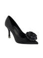 Image for Women's Floure Front Heeled Shoes,Black