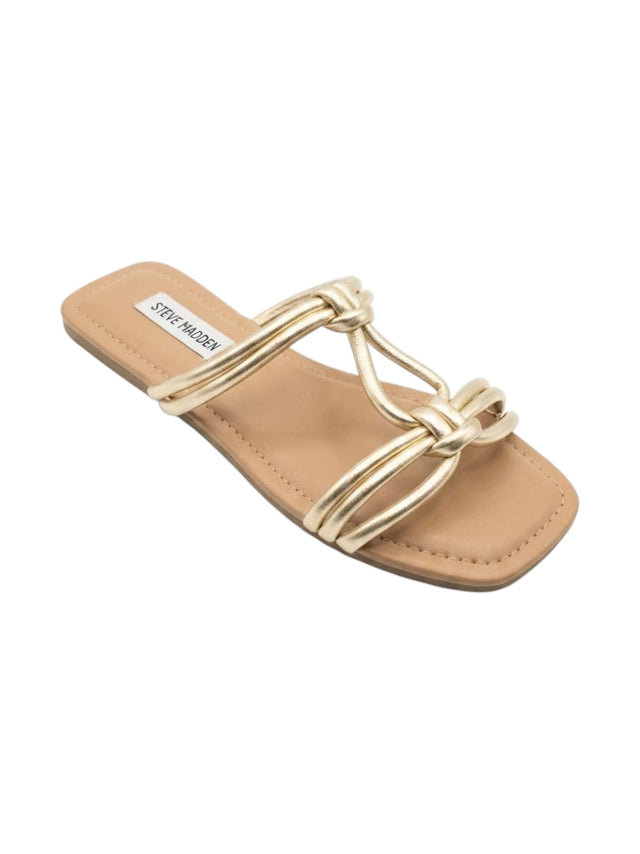 Image for Women's Ribbed Shoes,Gold