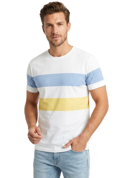 Image for Men's Colorblocked Top,White
