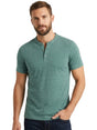 Image for Men's Textured Top,Dark Mint