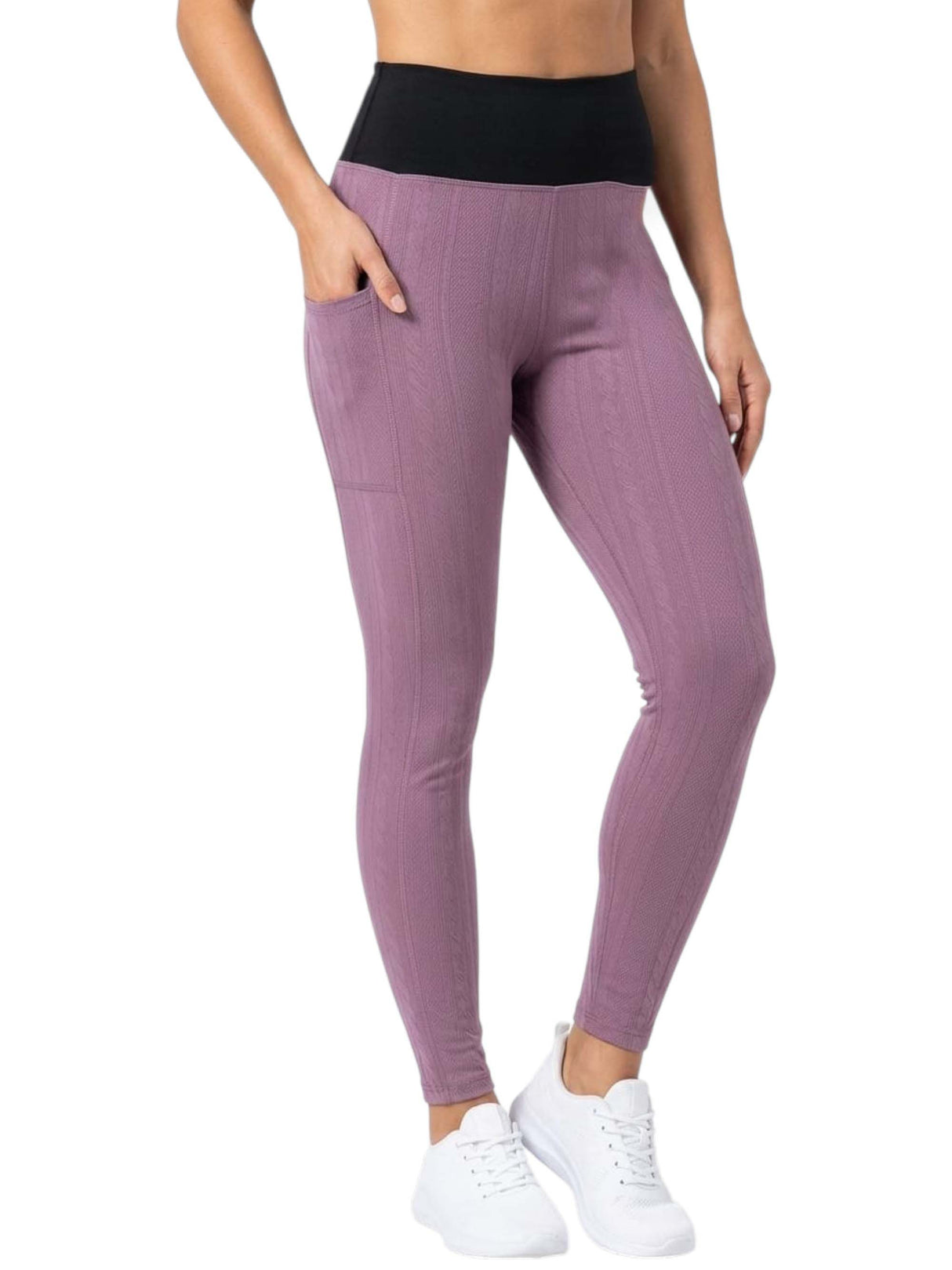 Image for Women's Colorblocked Legging,Mauve