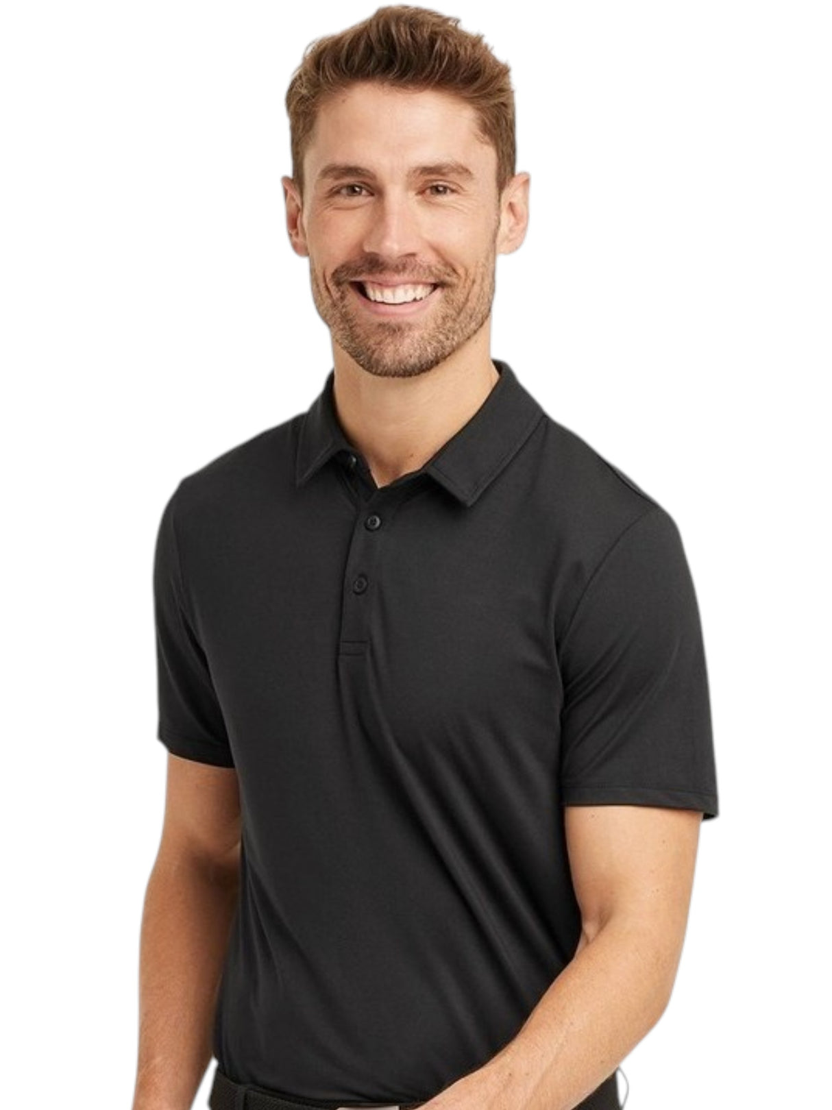 Image for Men's Textured Top,Black