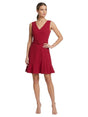 Image for Women's Plain Dress&Belt,Red