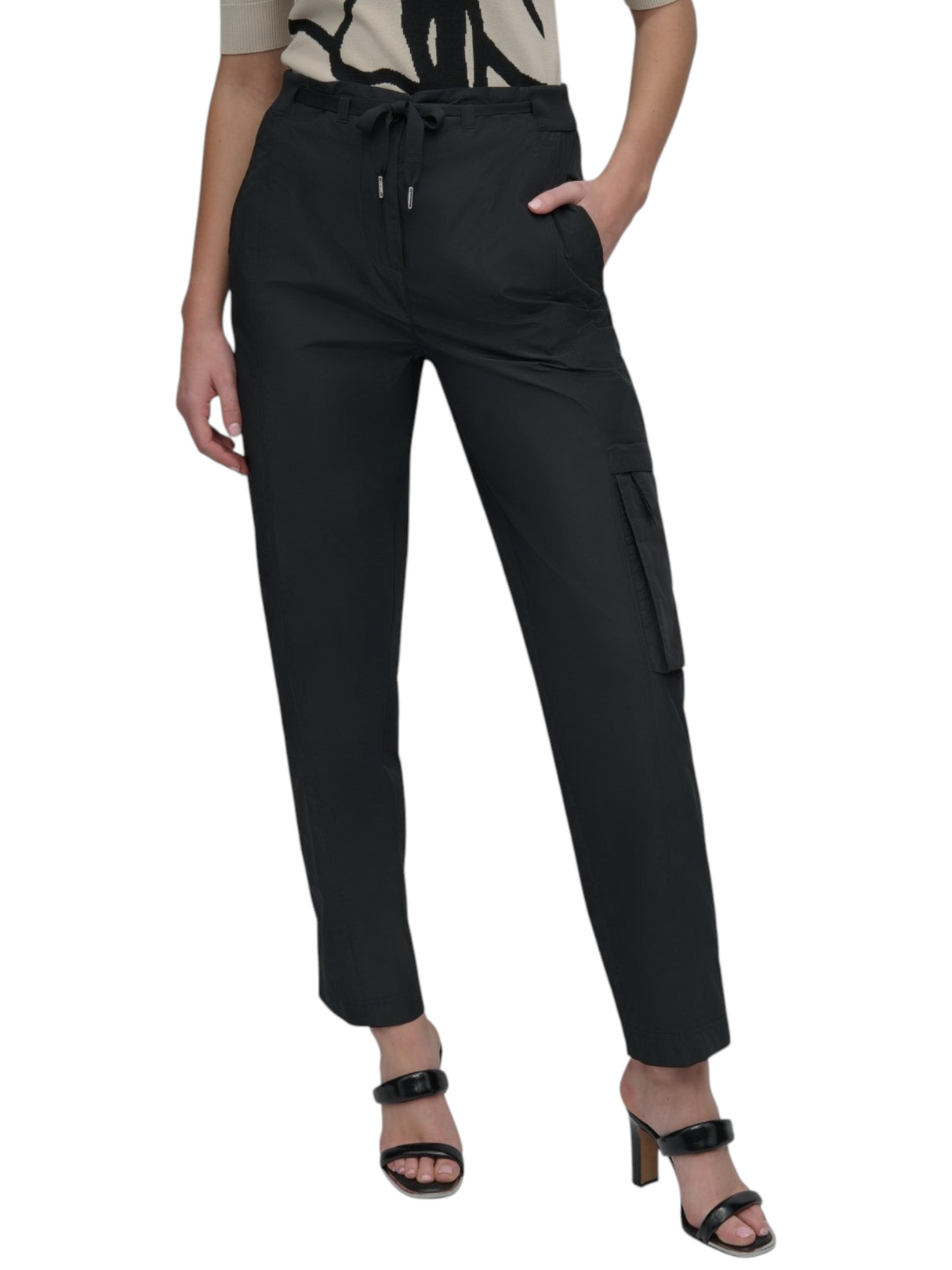 Image for Women's Plain Solid Pant,Black