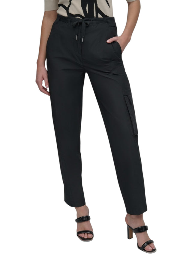 Image for Women's Plain Solid Pant,Black