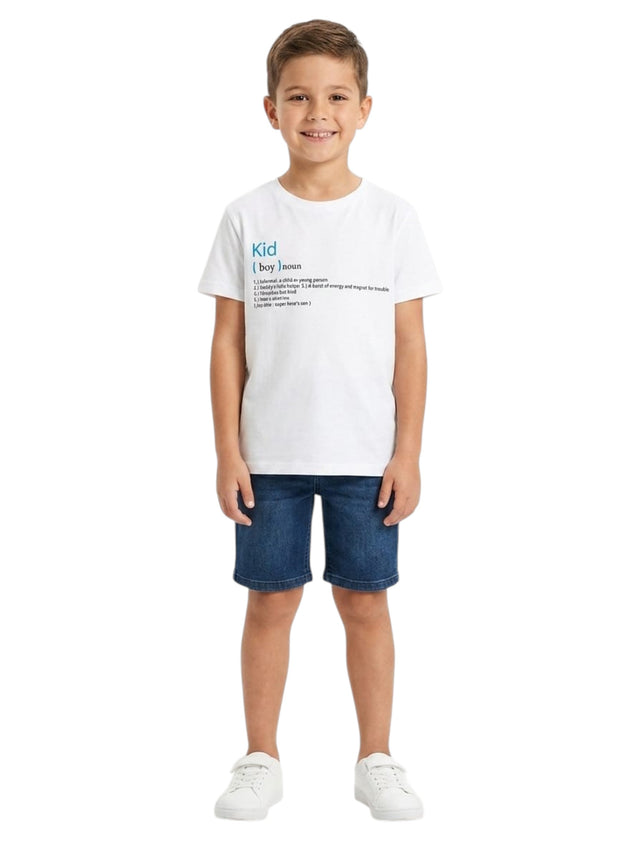 Image for Kids Boy's Printed Top,White