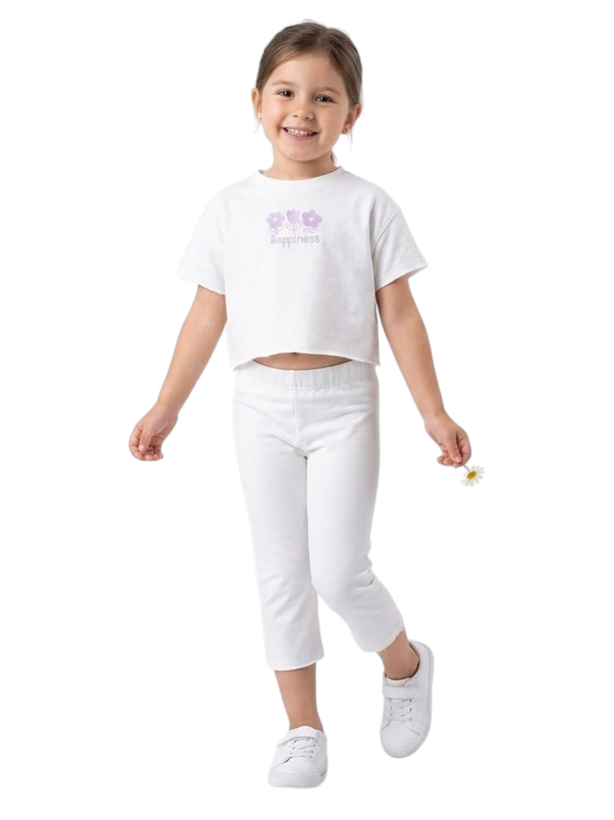 Image for Kids Girl's Printed Set 2Pieces,White