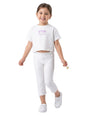 Image for Kids Girl's Printed Set 2Pieces,White