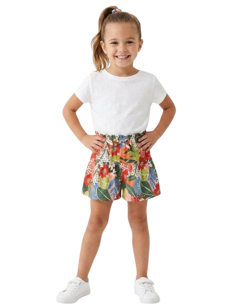 Image for Kids Girl's Floral Printed Short,Multi