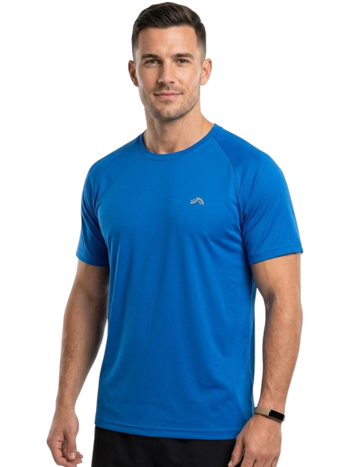 Image for Men's Brand Logo Printed Sport Top,Blue