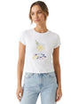 Image for Women's Printed Top,White