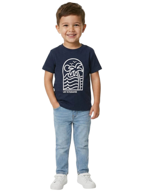 Image for Kids Boy's Printed Top,Navy