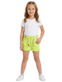 Image for Kids Girl's Plain Solid Short,Light Green
