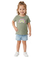 Image for Kids Girl's Printed Top,Olive