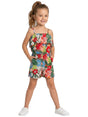 Image for Kids Girl's Printed Jumpsuit,Multi