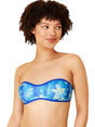 Image for Women's Printed Bikini Top,Indigo