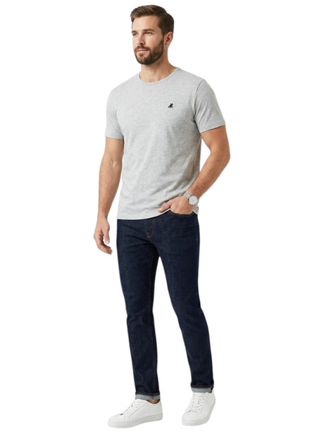 Image for Men's Plain Solid Top,Grey