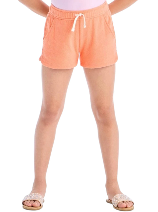 Image for Kids Girl's Plain Solid Short,Coral