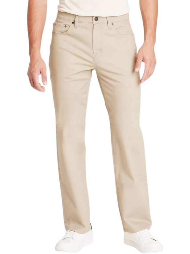 Image for Men's Plain Solid Pant,Beige
