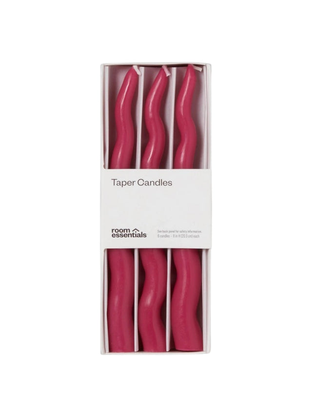Image for Wavy Taper Candle Set